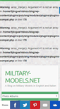 Mobile Screenshot of military-models.net